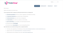 Desktop Screenshot of paretogroup.be