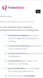 Mobile Screenshot of paretogroup.be